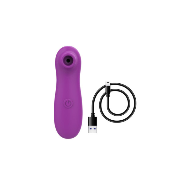 Vibromasseur par vibrations sur membrane rechargeable USB violet 10 vitesses de voyage